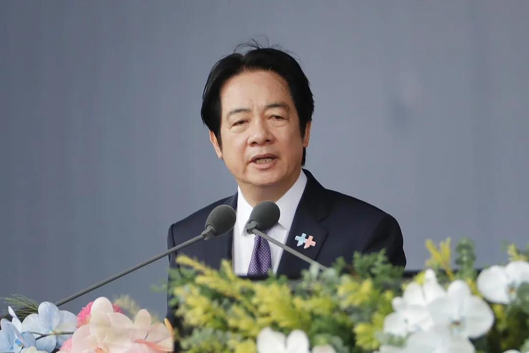 總統賴清德發表「雙十」談話。（資料照／美聯社）