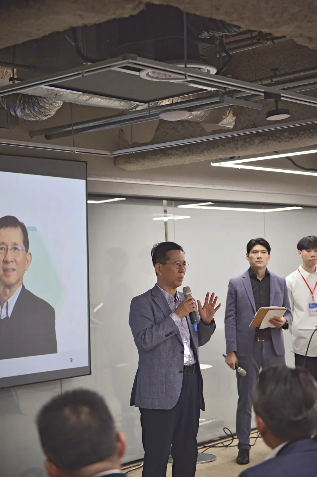 前數發部長黃彥男致詞。（圖/櫛構科技提供）