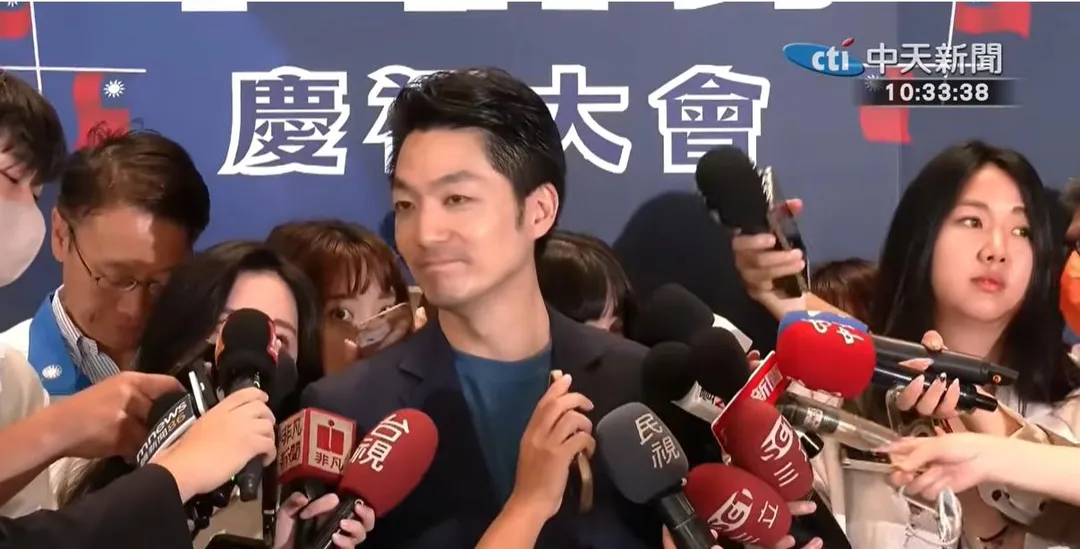 蔣萬安受訪。（圖/中天新聞）