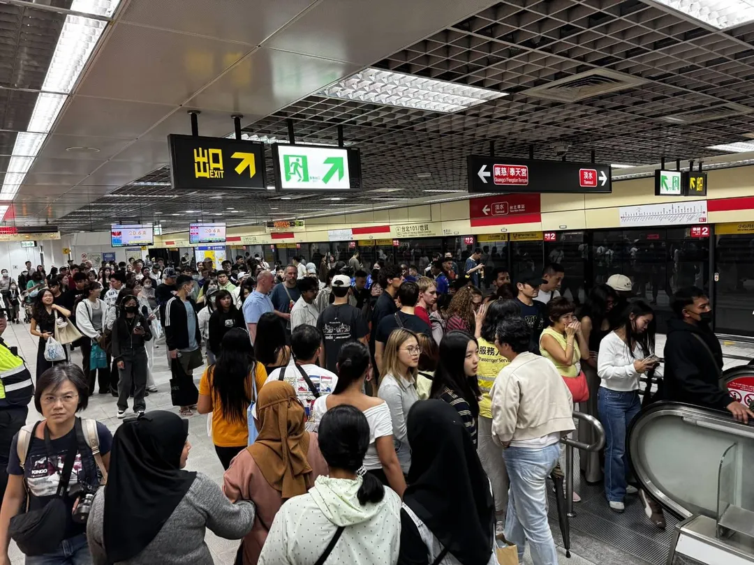 臺北捷運10月10日運量突破213萬人次，創歷年國慶新高。（圖／北捷提供）