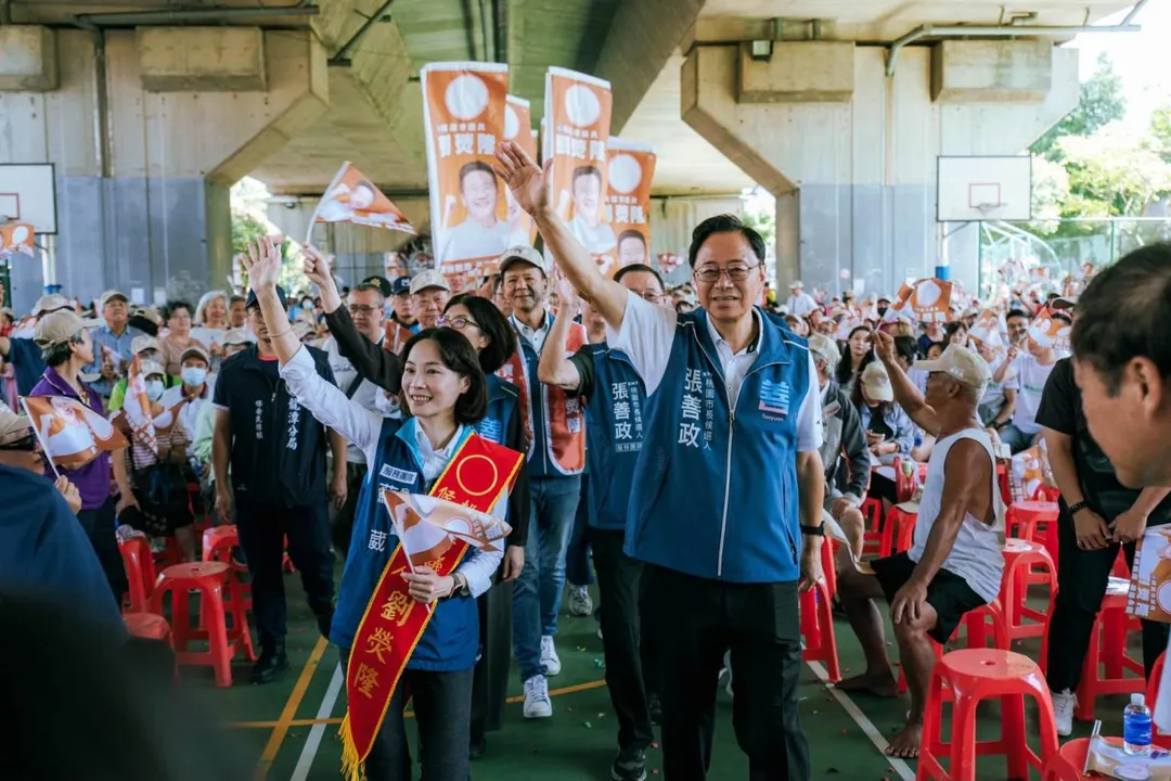 張善政提到台積電重返龍潭的內幕。（圖／劉熒隆臉書）