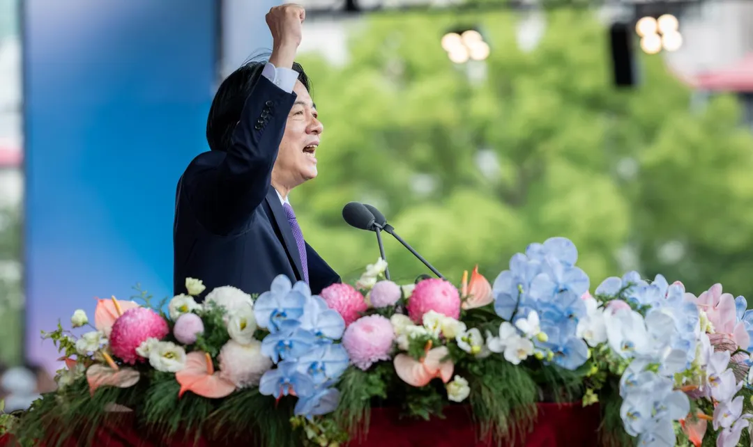賴清德國慶大會致詞。(圖/總統府)