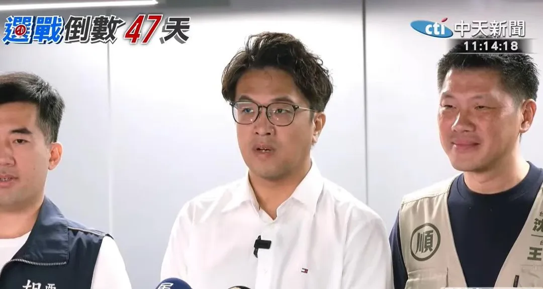 沈伯洋。(圖/中天新聞)