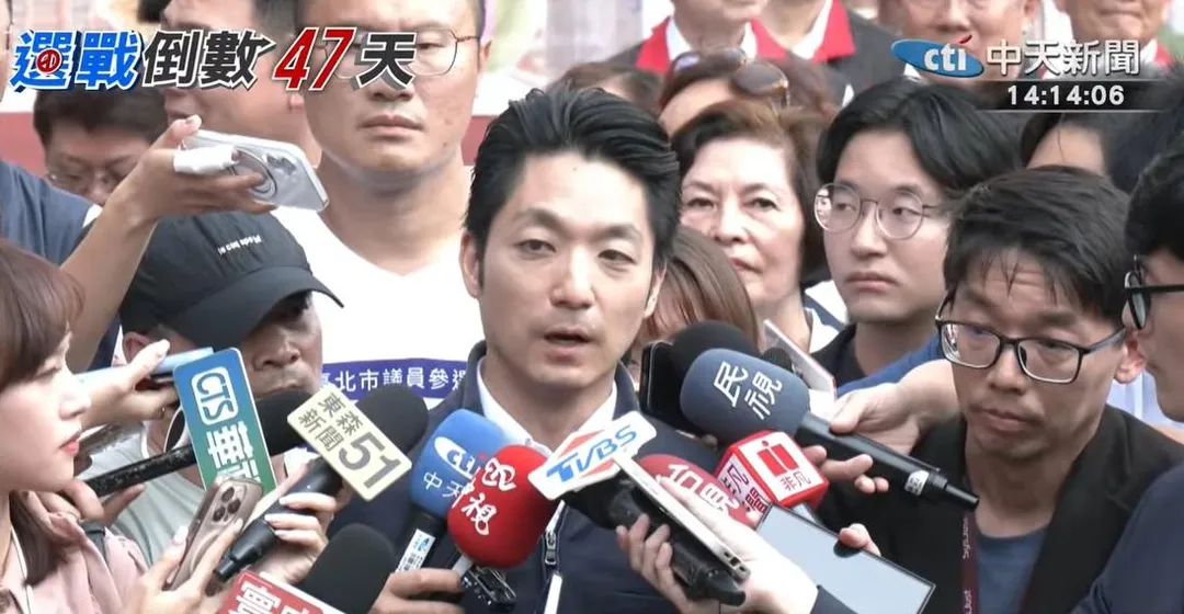 台北市長蔣萬安。（圖／中天新聞）