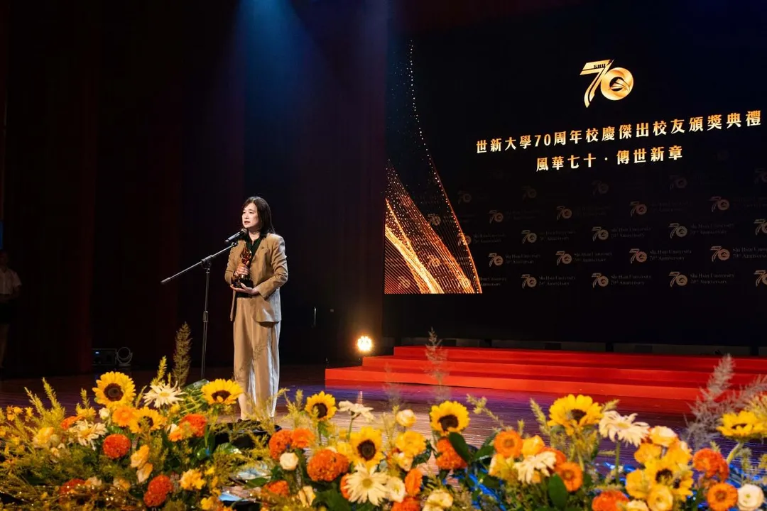 交通部觀光署署長陳玉秀返校受獎，談世新帶給自己的分析訓練與跨域勇氣