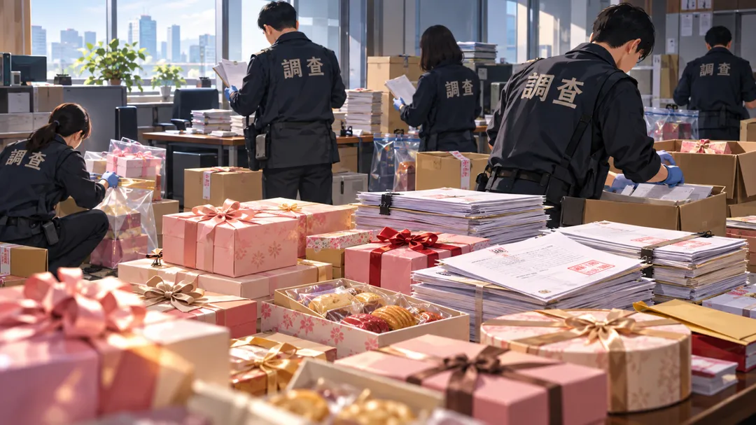 檢調掌握參選人涉嫌在岡山與橋頭等地贈送西點禮盒拉票。（圖／示意圖／AI生成）