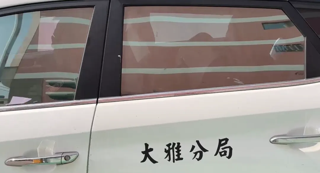 今日上午林男被移送至台中地檢署。（圖／翻攝畫面）