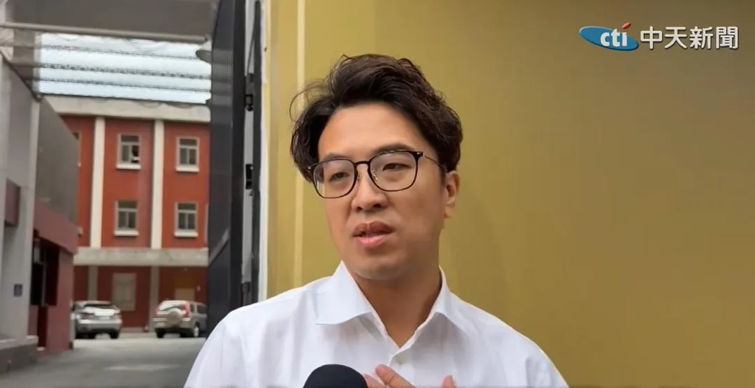 民進黨立委、台北市長參選人沈伯洋。（圖／中天新聞）