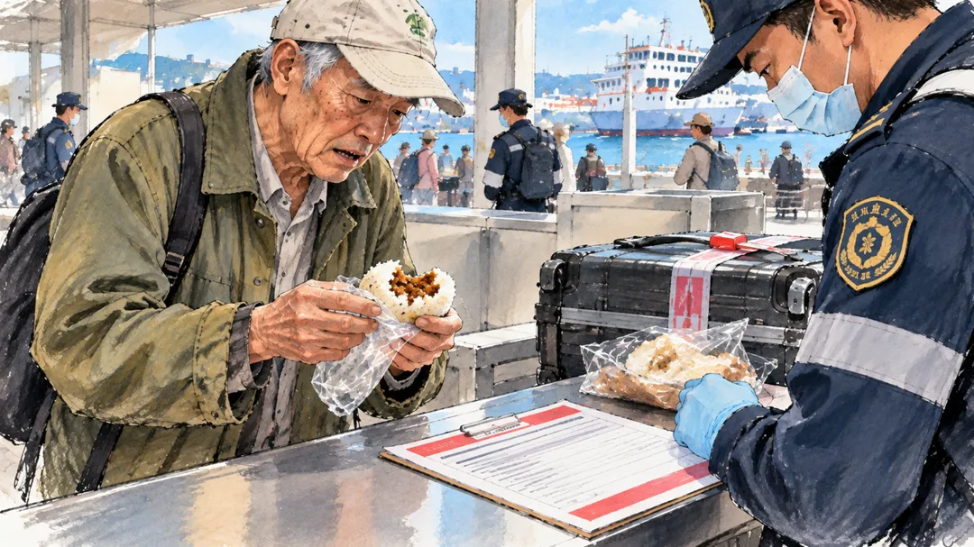因為口袋的半顆豬肉飯糰,老翁遭罰20萬元。(圖/示意圖/AI生成)