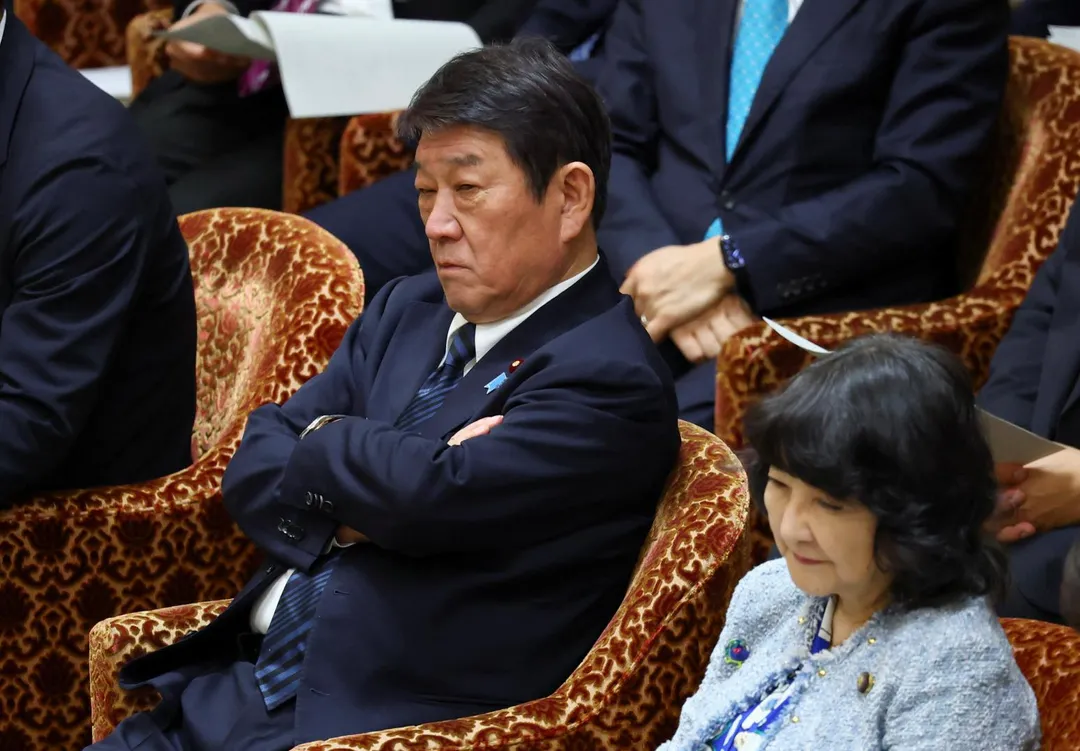 日本外務大臣茂木敏充。（圖／路透）