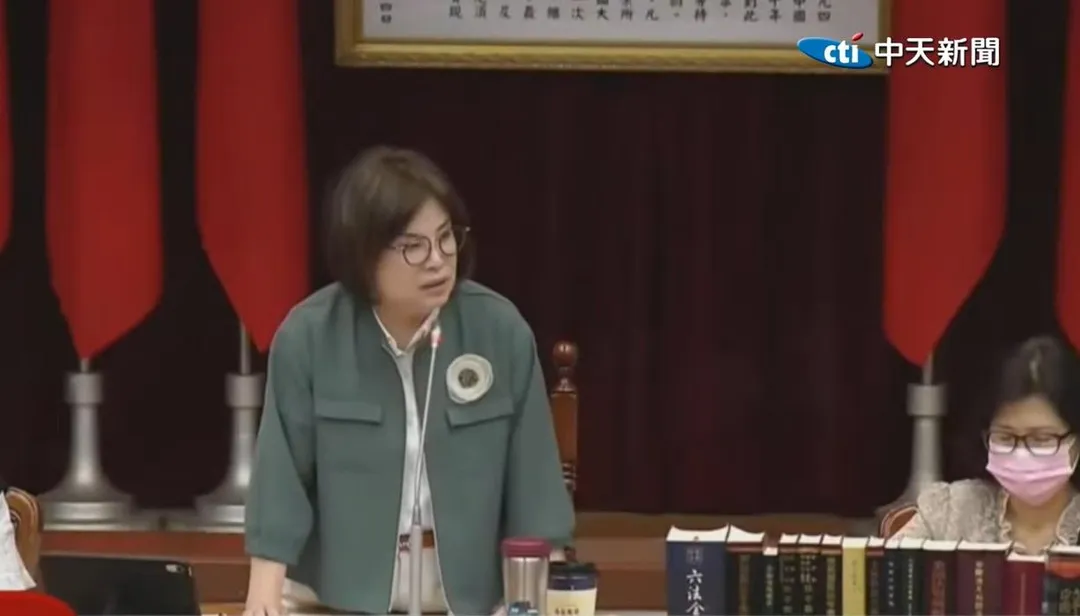 民進黨立委賴惠員。（圖／中天新聞）