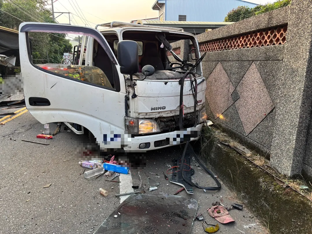 台中市新社區協中街發生死亡車禍。(圖/民眾提供)