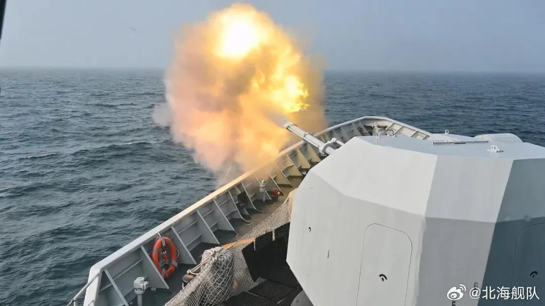 10月15日至11月30日,黃海南部部分海域進行實彈射擊。(圖/翻攝微博「北海艦隊」)