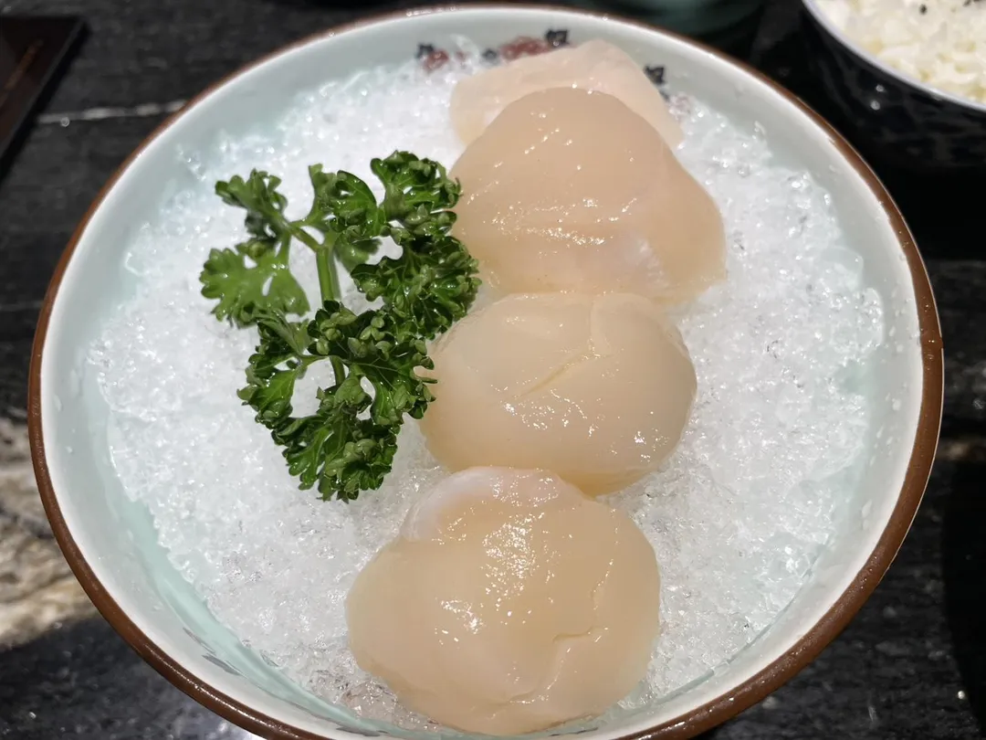 贈送的干貝。（圖／黃宏輝提供）
