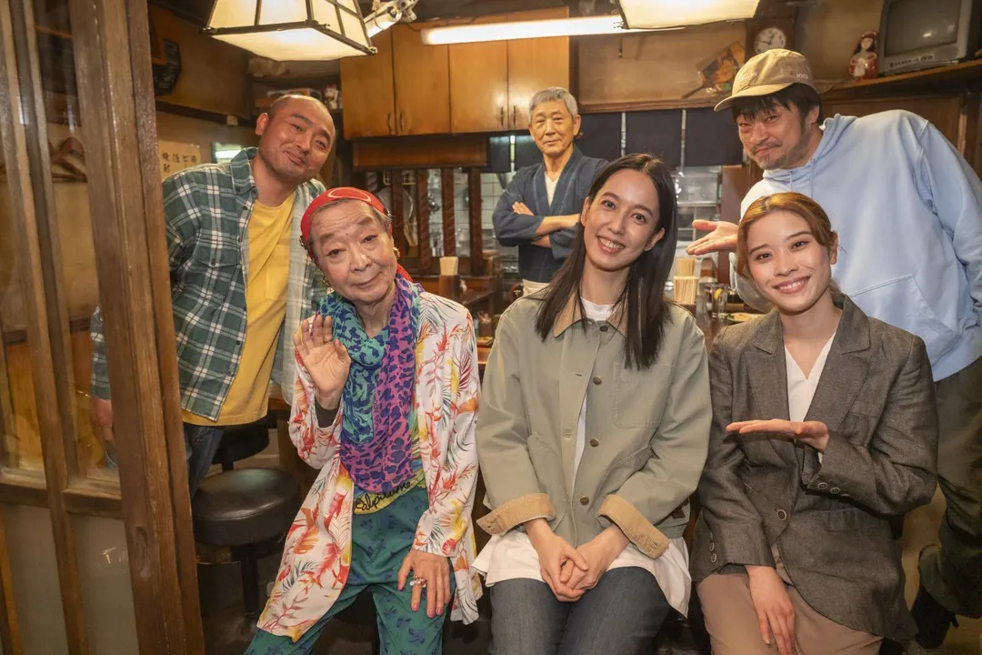 陳庭妮（中）懷孕期間赴日客串《深夜食堂》挑戰全日文演出。（圖／集集創造娛樂、華視 提供）