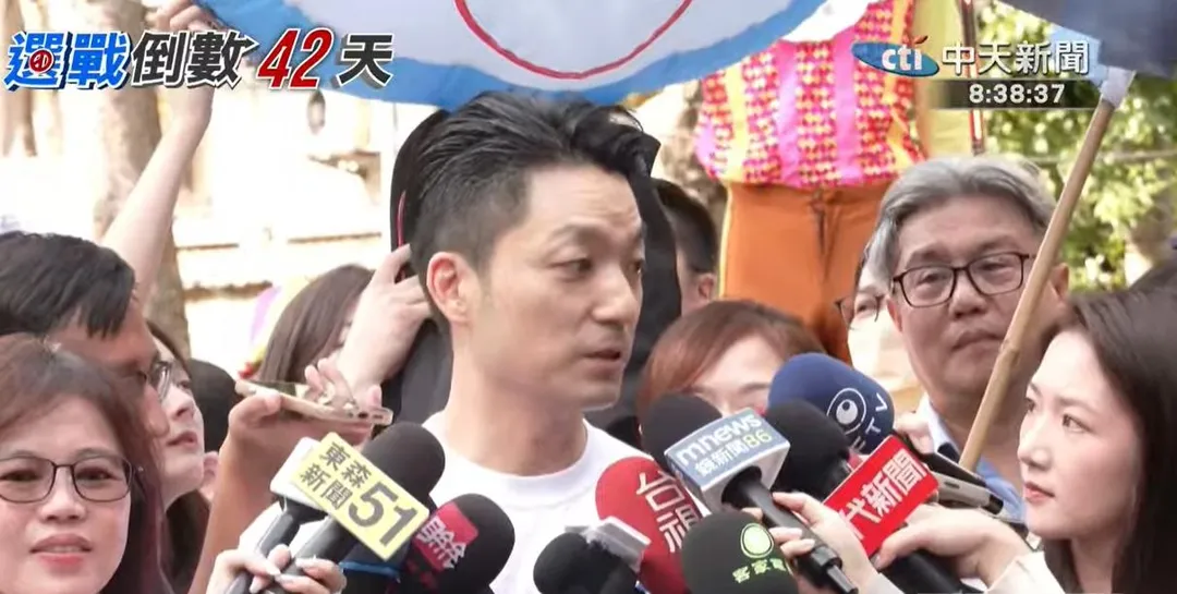 蔣萬安受訪。（圖/中天新聞）