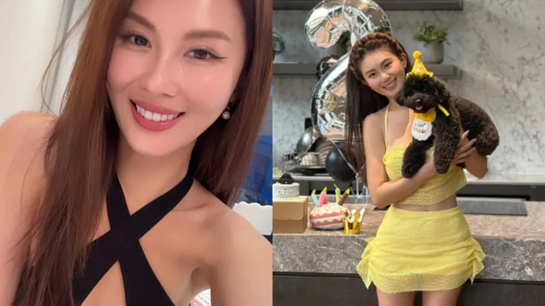 美學顧問Dina透露，瑪莎拉蒂車窗維修費約4萬元，但所幸愛犬平安。（圖／翻攝自IG／ladydinalin）