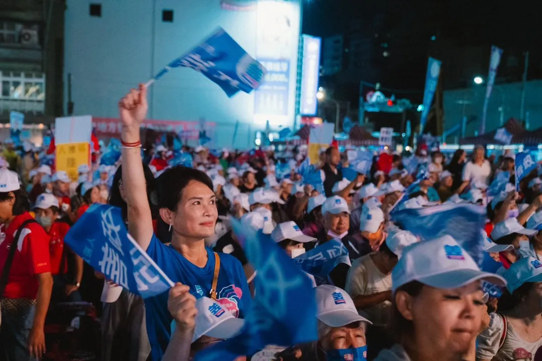 張善政舉辦造勢活動，現場湧入大批支持者。（圖／張善政競總提供）