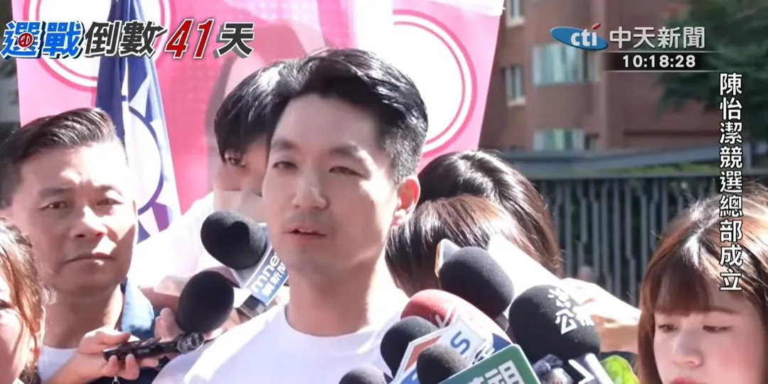 蔣萬安受訪。(圖/中天新聞)