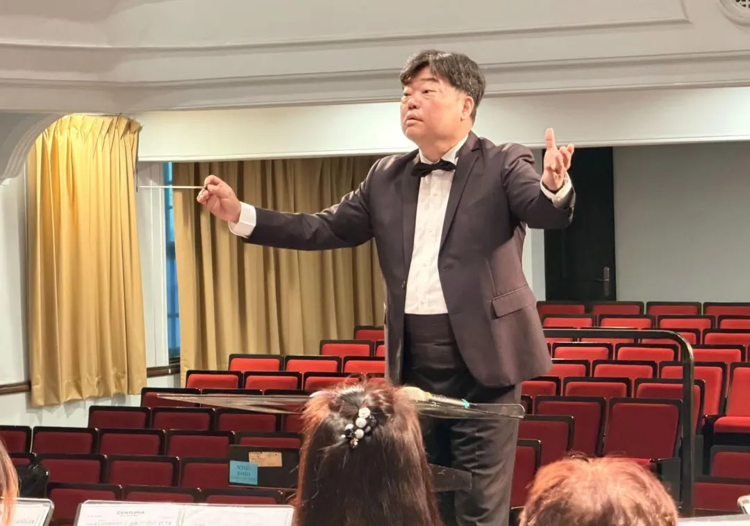 呂彥慶在台上的丰采。（圖／翻攝呂彥慶臉書）