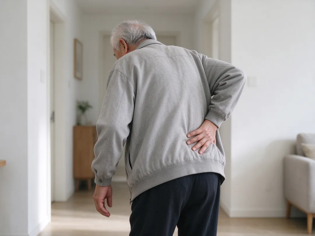 若經常出現腰部痠軟、久坐久站後加劇、膝蓋無力、上下樓梯吃力、活動力下降等情形,建議及早評估。(示意圖/AI生成圖)