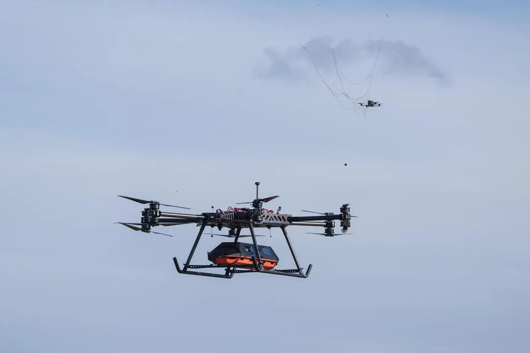 無人機是俄烏戰場利器。圖為烏克蘭無人機。（圖／美聯社）