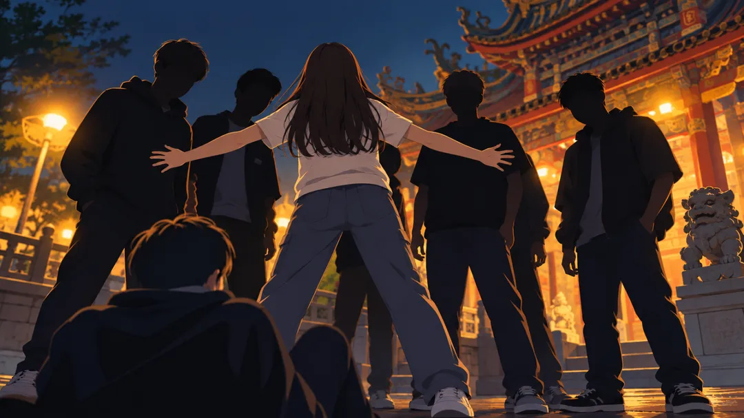 少年疑因感情糾紛遭4人拖行痛毆，同行妹妹護兄阻止。（圖／示意圖／AI生成）