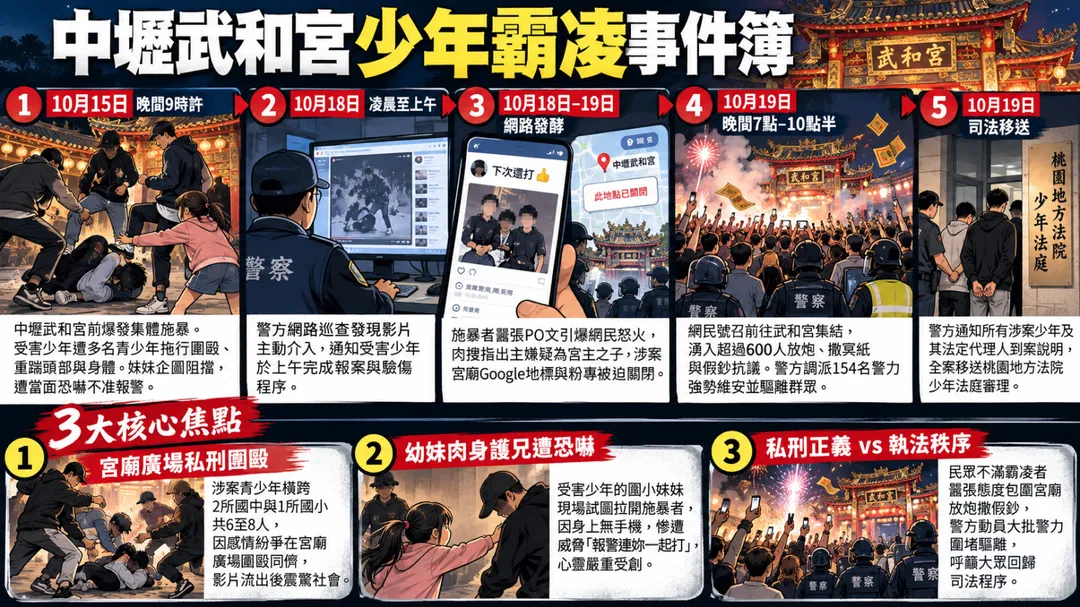 整起事件的懶人包。（圖／AI生成）