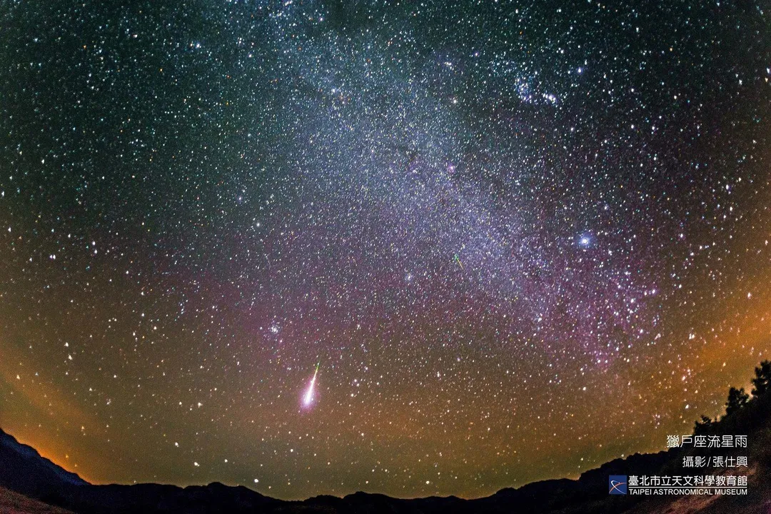 獵戶座流星雨周四凌晨迎極大。(圖/台北市立天文科學教育館)
