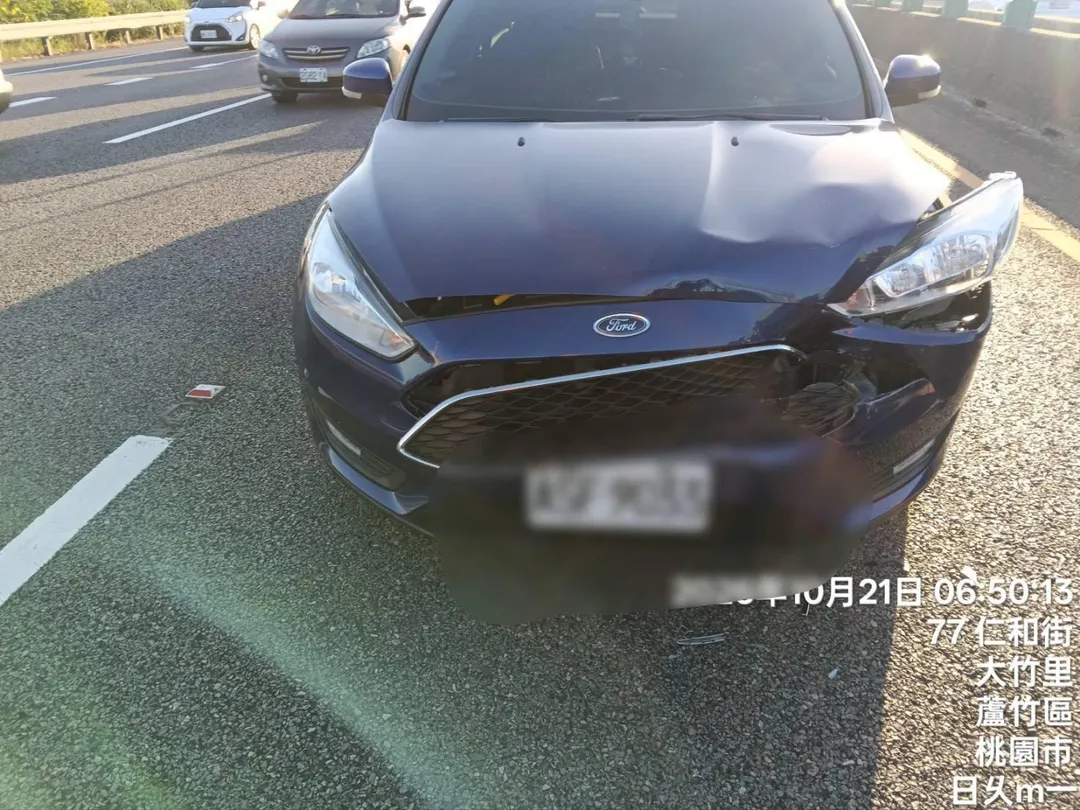 車禍現場。（圖／警方提供）
