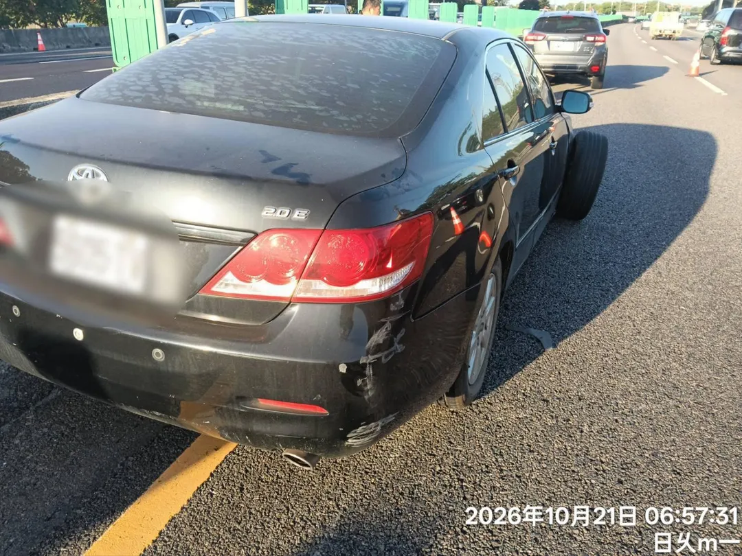 車禍現場。（圖／警方提供）