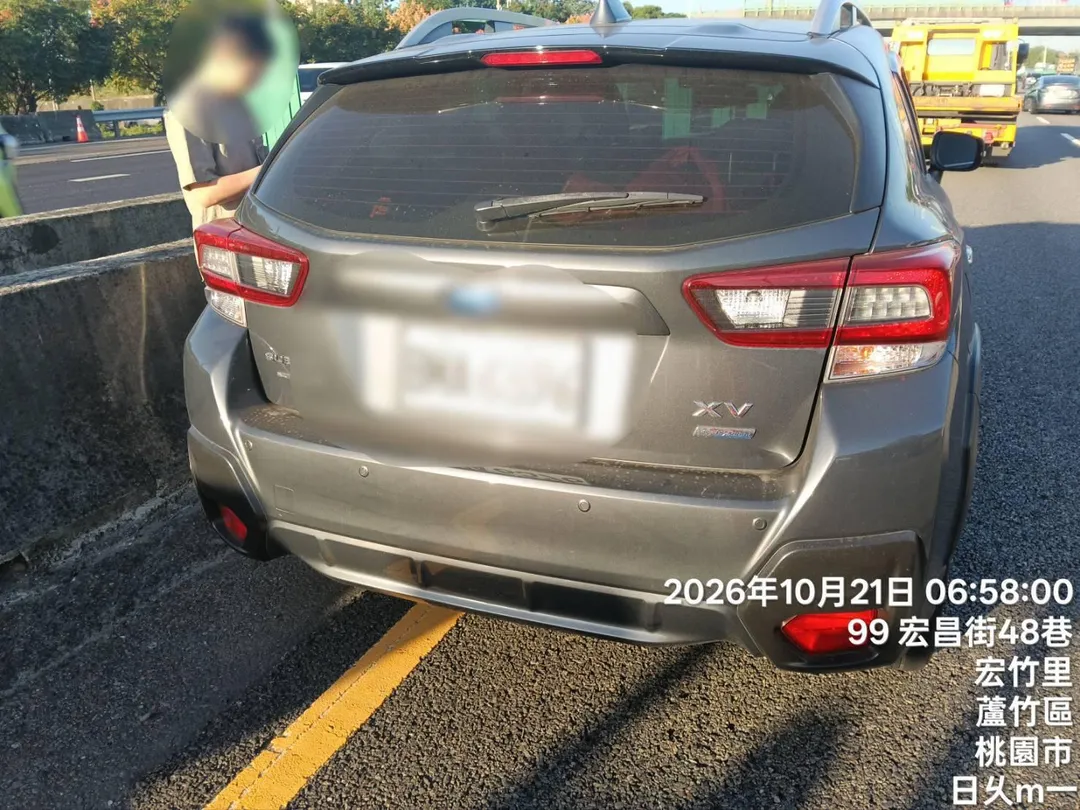 車禍現場。（圖／警方提供）