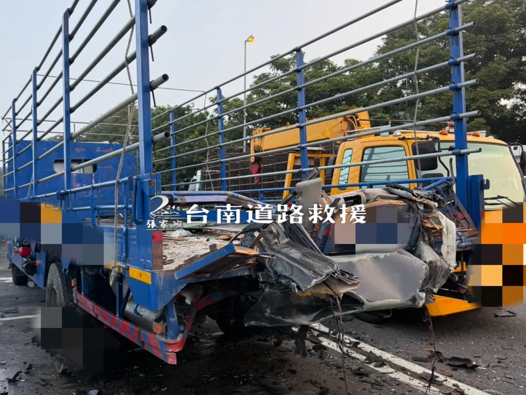 車禍現場。（圖／台南道路救援張家班）