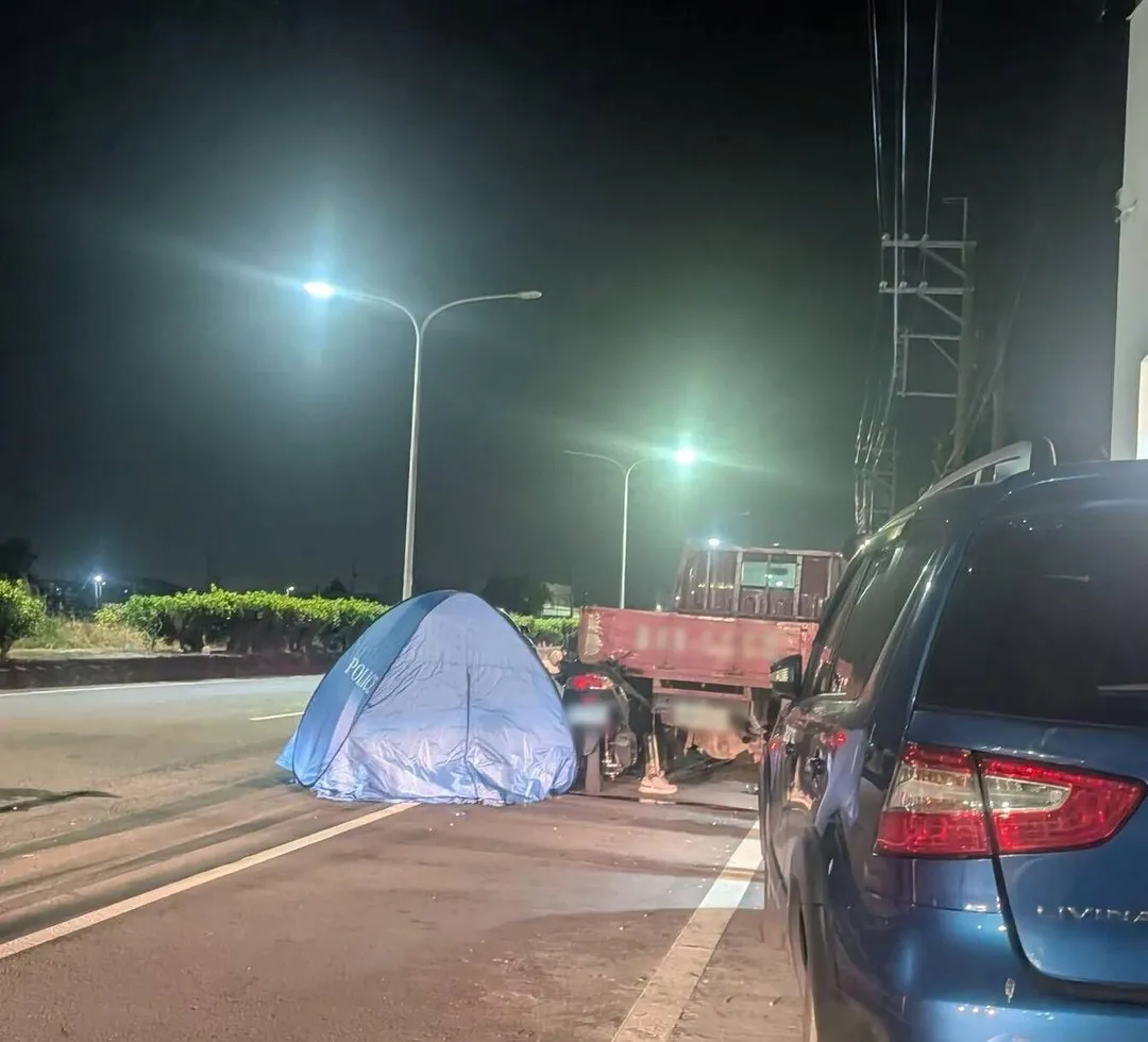車禍現場。（圖／翻攝「東石之美」臉書）