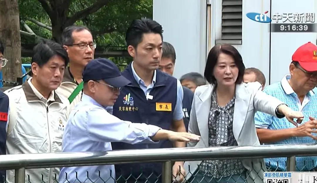 因應強颱薔琵來襲，台北市長蔣萬安宣布即刻起暫停競選活動（攝自中天新聞）