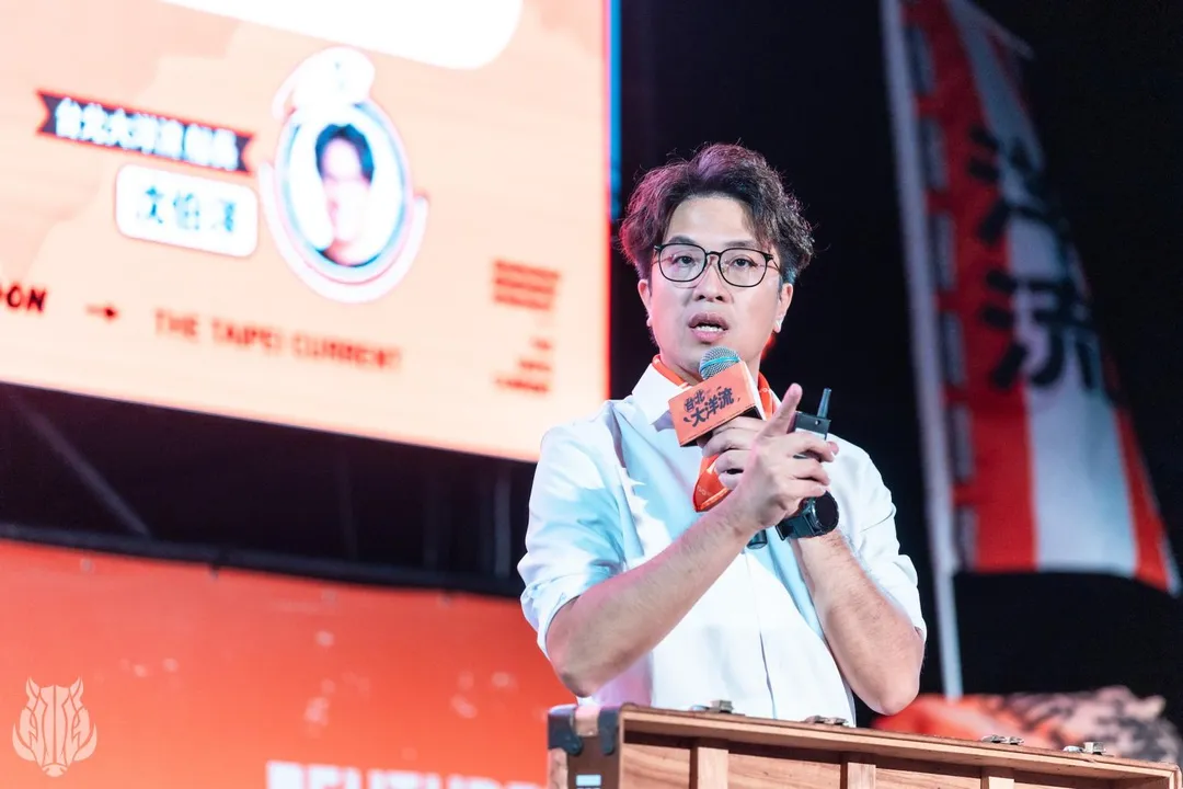 沈伯洋表示,未來颱風假是否針對金融機構訂定不同標準,都是值得進一步討論的議題。(圖/沈伯洋競辦提供)