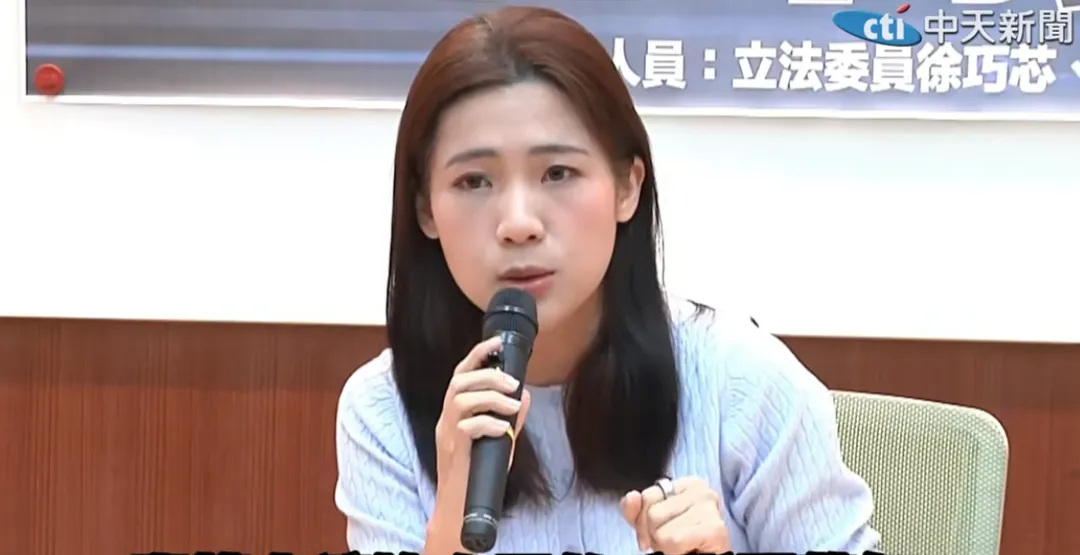 徐巧芯22日受訪。（圖／中天新聞）