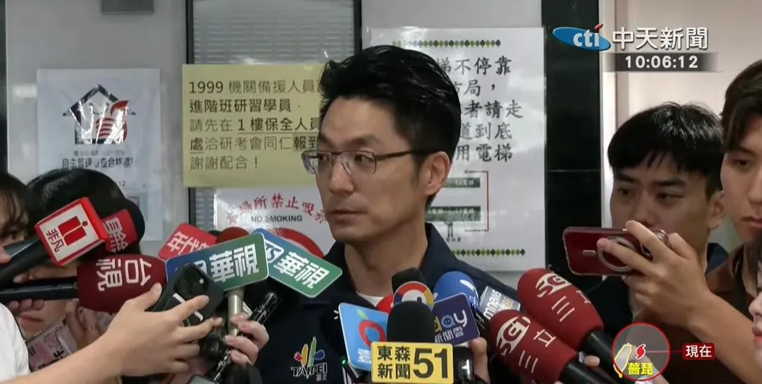 蔣萬安受訪。（圖/中天新聞）