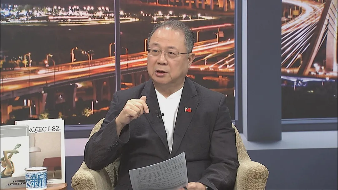 淡江戰略所副教授黃介正。(圖/中天電視 網路論壇)
