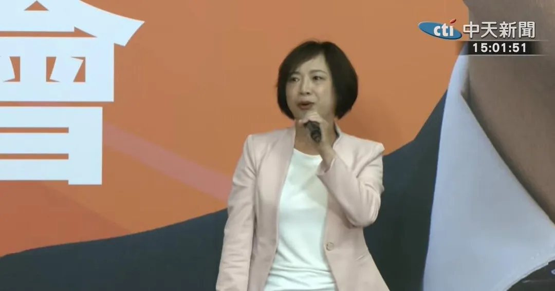 民進黨台中市長候選人何欣純。（圖／中天新聞）