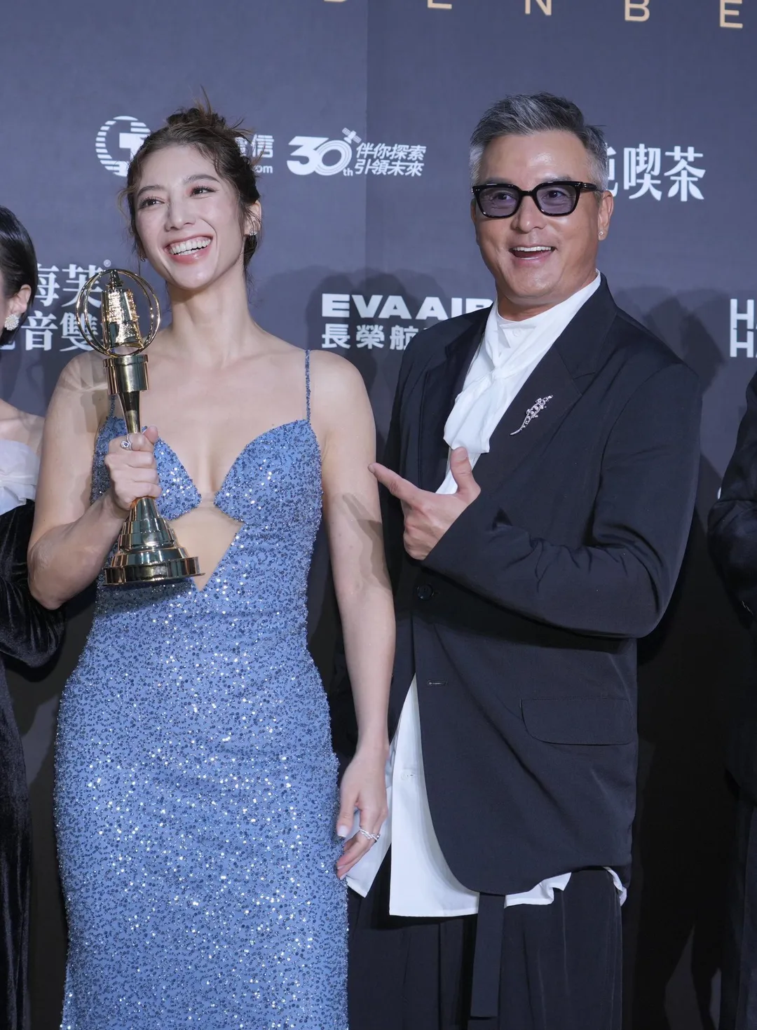 瑞瑪席丹（左）感謝李銘順（右）拍攝期間給她許多安全感。（圖／中國時報陳俊吉、羅永銘、鄧博仁攝）