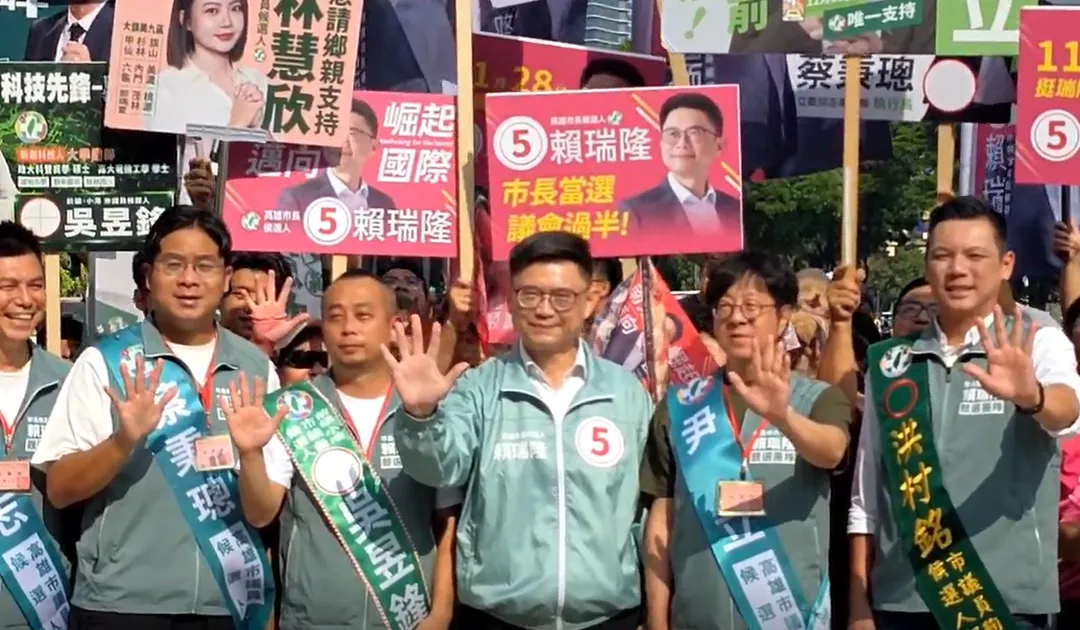 民進黨高雄市長候選人賴瑞隆。（圖／賴瑞隆競辦提供）
