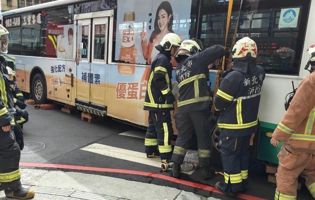 車禍現場。（圖／警方提供）