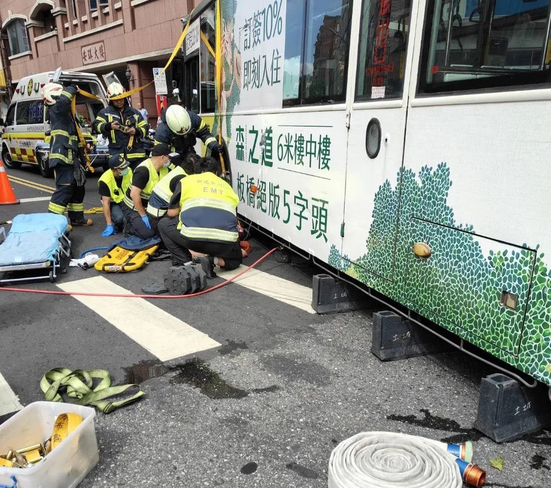 車禍現場。（圖／警方提供）