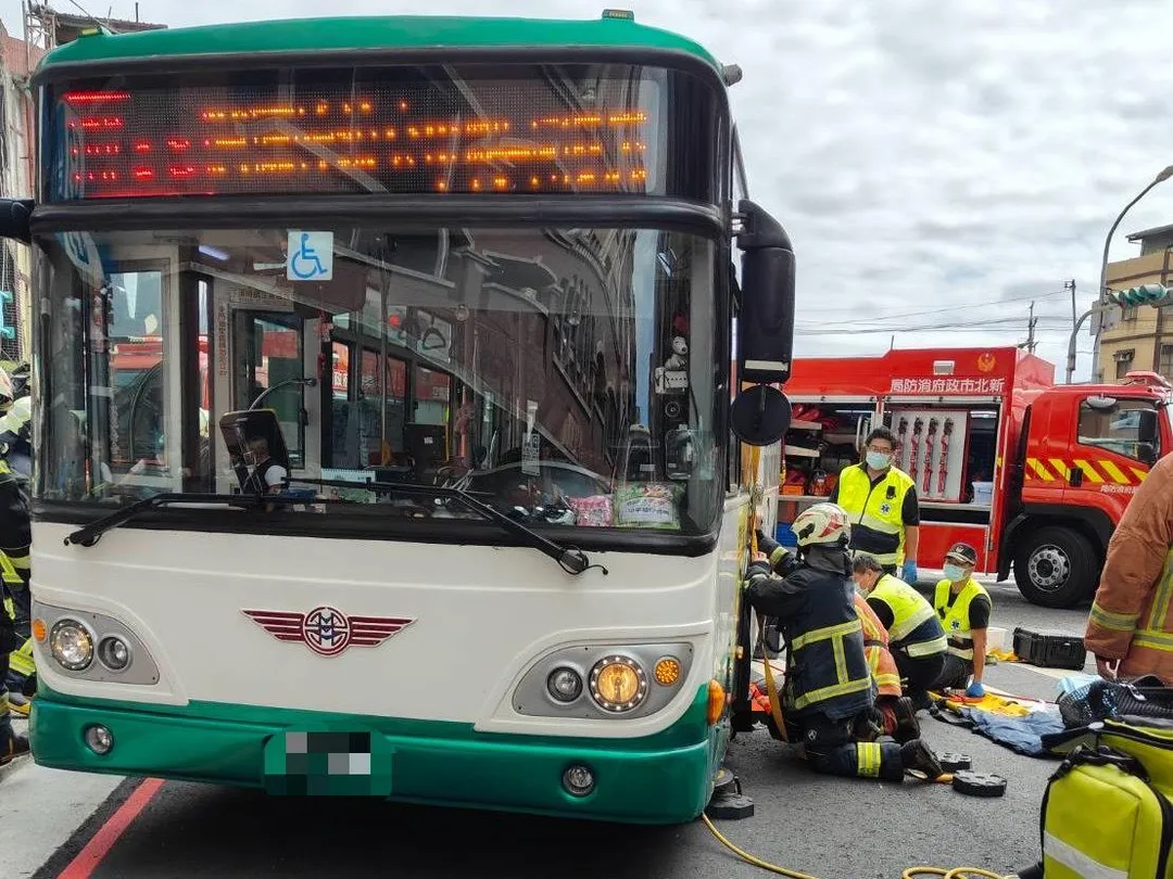 車禍現場。（圖／警方提供）