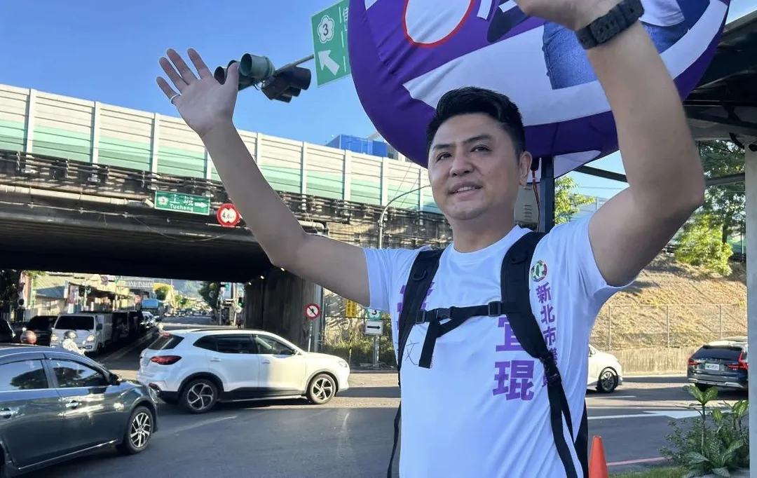 新北市民進黨籍議員廖宜琨涉嫌賄選遭搜索約談。（圖／翻攝自廖宜琨臉書）