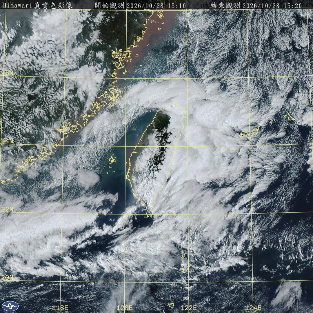 未來一週東北季風接力襲台，天氣呈現涼雨交替。（圖／氣象署）