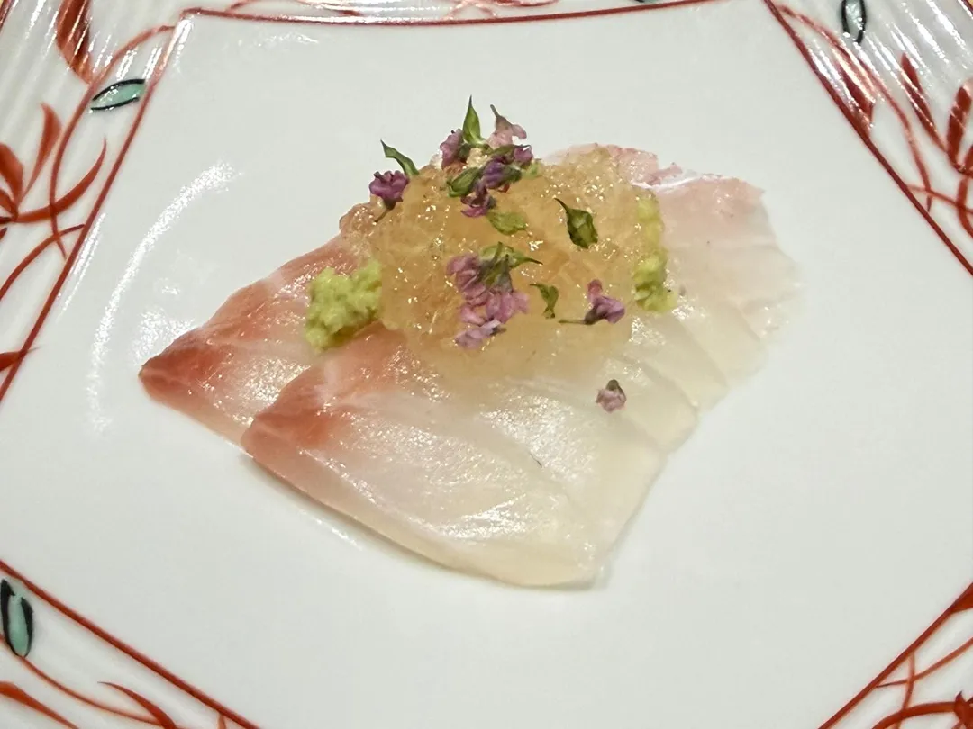 真鯛梅酒晶凍。（圖／黃宏輝提供）