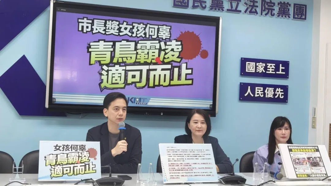 牛煦庭、王鴻薇、柳采葳。（圖／國民黨團提供）