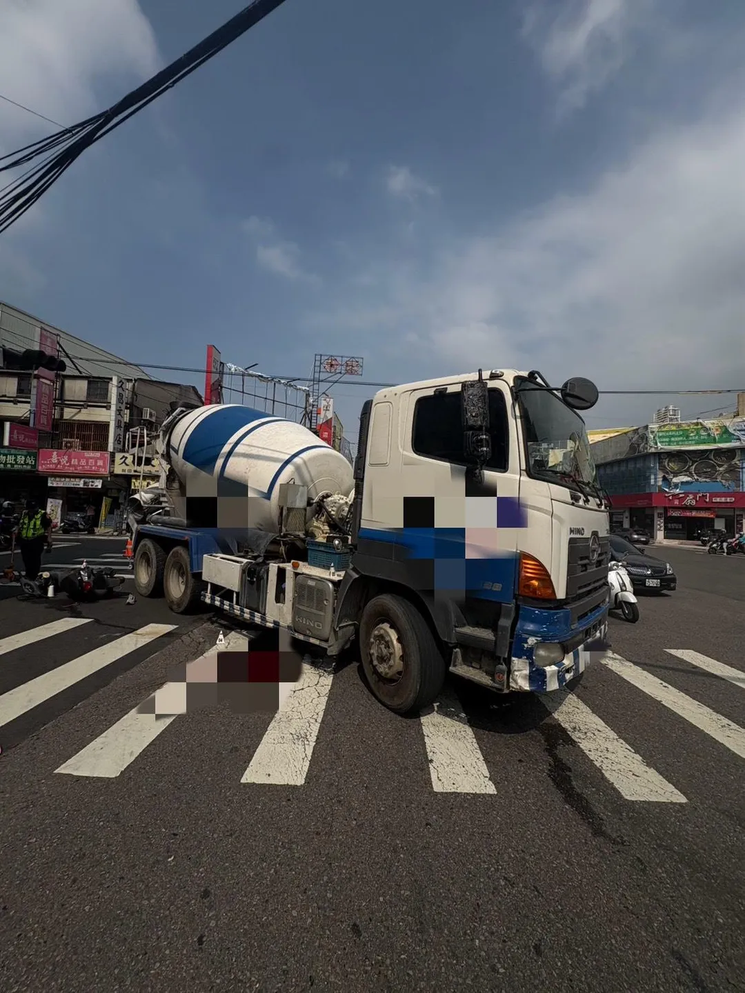 車禍現場。（圖／警方提供）